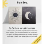 Diptico Sol y luna 30 cm x 40 cm #30 OUTLET_