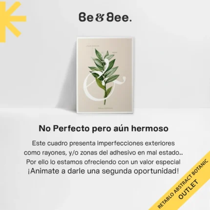 Retablo Botanic 30 cm x 40 cm #55 OUTLET